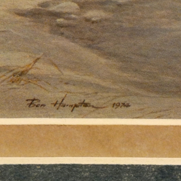 Ben Hampton Vintage 1974 SUNDAY MORNING Signed Print - Picture 4 of 5
